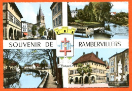 88 SOUVENIR De RAMBERVILLERS Multivues Blason Dentelée CIM By Spadem Carte Vierge TBE - Rambervillers