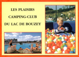 88 SANCHEY  CAMPING LAC DE BOUZEY  8 Km Epinal Multivues Camping Lac Plage Carte Vierge TBE - Other & Unclassified