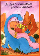Humour Dinosaures 2 Dinosaure Illustrateur Carte Vierge TBE - Humour