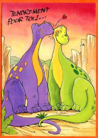 Humour Dinosaures 6 Dinosaure Illustrateur Carte Vierge TBE - Humor