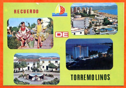 Espagne TORREMOLINOS Costa Del Sol Multivues 9 Carte Vierge - Malaga