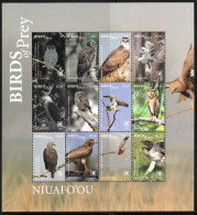 2018 Niuafo'ou Birds Of Prey Minisheet (** / MNH / UMM) - Aquile & Rapaci Diurni