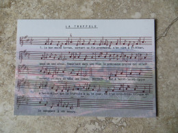 CPM Folklore Musique - Pomme De Terre Chanson La Truffole De Saint Alban Partition Texte De La Chanson Au Recto - Musica