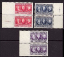 ● MONACO 1928 ֍ Expo Filatelica Montecarlo ● N. 111 / 13 ** ● COPPIA ● Serie Completa ● Cat. 38,00 € ️● Lotto N. 255b ️● - Unused Stamps