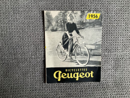 547 DOCUMENT COMMERCIAL Bicyclettes PEUGEOT Année 1956 - Transporte