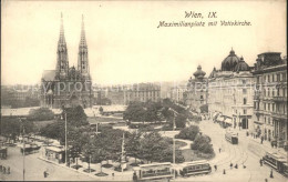 71834928 Wien Maximilianplatz Mit Votivkirche Strassenbahn  - Andere & Zonder Classificatie