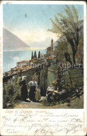 71834922 Albogasio Dorfansicht Mit Kirche Luganersee Lago Di Lugano Albogasio - Other & Unclassified
