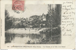 Argenton-Chateau (79) - Vue Générale De La Ville Et Du Château - Argenton Chateau