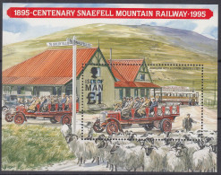 ISLE OF MAN  Block 22, Postfrisch **, 100 Jahre Snaefell Mountain Railway, 1995 - Isle Of Man