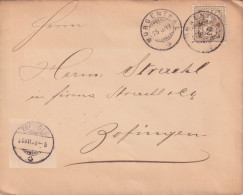 Drucksache  Murgenthal - Zofingen         1889 - Lettres & Documents