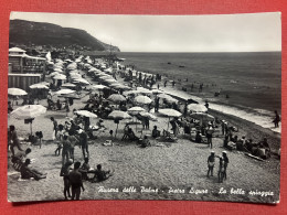 Cartolina - Riviera Delle Palme - Pietra Ligure - La Bella Spiaggia - 1958 - Savona