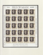 ISLE OF MAN 431, Kleinbogen, Postfrisch **, 150 Jahre Briefmarken, 1990 - Isola Di Man