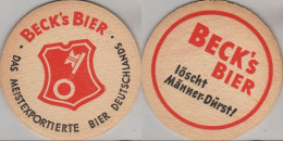 5005141 Bierdeckel Rund - Becks - Sous-bocks