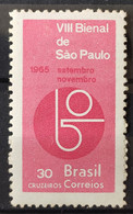C 537 Brazil Stamp Sao Paulo Biennial 1965 - Ongebruikt