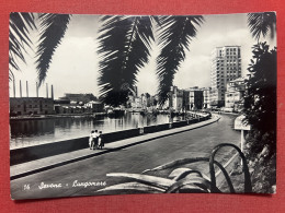 Cartolina - Savona - Lungomare - 1955 - Savona