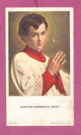 Santino, Holy Card- Sanctus Dominicus Savio- Imprimatur Torino, 29.ott.1958 - Images Religieuses