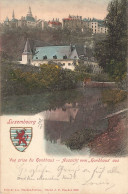 Luxembourg Vue Prise Du Hondhaus Aussicht Vom CPA Timbre Grand Duché Cachet 1901 , Blason - Luxembourg - Ville