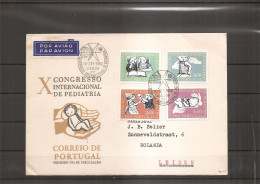 Médecine - Pédiatrie ( FDC Du Portugal De 1962 Voyagé Vers Les Pays-Bas à Voir) - Medizin