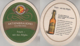 5004382 Bierdeckel Oval - Aktien-Brauerei, Kaufbeuren - Beer Mats