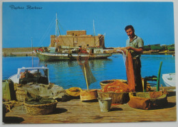 Paphos / Πάφος - Harbour With Fisherman, - Chypre