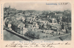Luxembourg Vue Prise De La Caserne Des Volontaires CPA Timbre Grand Duché Cachet 1898 - Luxemburg - Town