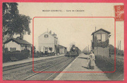 Moissy-Cramayel - Dépt. Seine Et Marne : Gare De Lieusaint - Arrivée De La Locomotive / Thème Rail - Train - 1909. - Other & Unclassified