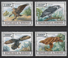 2013 Burundi Birds Of Prey Set (** / MNH / UMM) - Eagles & Birds Of Prey