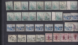 24 Timbres  Oblitérés  France  Orphelins De La Guerre    Avec Et Sans Surcharge - Used Stamps