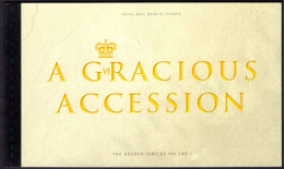 2002 A Gracious Accession, Golden Jubilee Of Queen Elizabeth II Prestige Booklet Unmounted Mint. - Postzegelboekjes