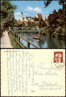 Ansichtskarte Babenhausen (Schwaben) Schloß, Brücke, Kanufahrt 1969 - Autres & Non Classés
