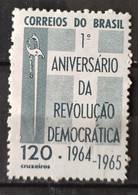 C 523 Brazil Stamp Anniversary Of The Democratic Revolution Militar Sword 1965 - Neufs