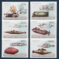 2008 Comoro Islands Submarines Set (** / MNH / UMM) - Duikboten