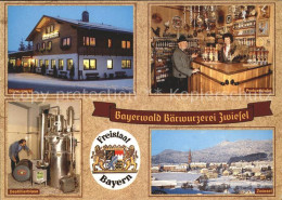 71822831 Zwiesel Niederbayern Bayerwald Baerwurzerei Destillierblase Probierstub - Zwiesel