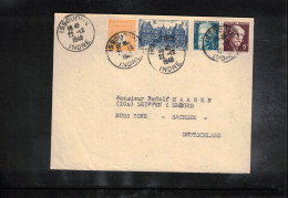 France 1948 Interesting Letter To Germany - Covers & Documents