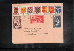 France 1958 Interesting Letter To Maroc - Briefe U. Dokumente