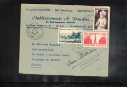 France 1952 Interesting Letter To Canada - Brieven En Documenten