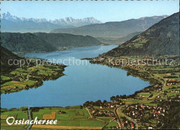 71822483 Ossiachersee Mit Steindorf Stiegl Bodensdorf Und Ossiach Fliegeraufnahm - Andere & Zonder Classificatie