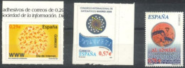 SPAIN - 2006 . DIFFERENT STAMPS SET OF 3, UMM (**). - Unused Stamps