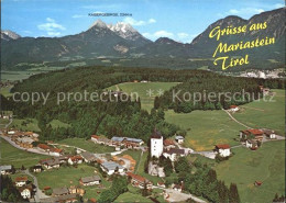 71822411 Mariastein Tirol Schloss Kapellen Kaisergebirge Fliegeraufnahme Mariast - Andere & Zonder Classificatie