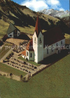 71822405 Berwang Tirol Pfarrkirche St Jakob Fliegeraufnahme Berwang - Andere & Zonder Classificatie