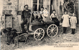 10 LAMOTHE, Marchand De Gaufrettes à CELLES-sur-OURCE - Attelage De Chiens  - Autres & Non Classés