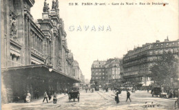 75 PARIS - Gare Du Nord - Rue De Dunkerque - Other & Unclassified