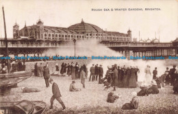 R672587 Brighton. Rough Sea And Winter Gardens. Series No. 413. 1915 - Monde