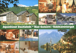 71822353 Bad Goisern Salzkammergut Alpenhotel Dachstein Details Panorama Seepart - Autres & Non Classés