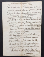 Cardinal De RICHELIEU- Lettre Signée - Santé Du Roy Et Prospérité Des Affaires - Autres & Non Classés