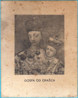 ORAŠAC (Dubrovnik) - Gospa Od Orašca ... Croatia Old Holy Card 1962. * Santino Fustellato Croatie Kroatien Croazia - Devotion Images