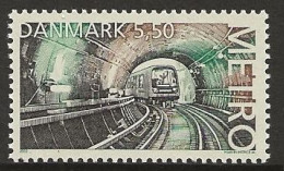 Denmark 2002 . Copenhagen Metro Open, Subway In The Tunnel  Mi 1320 MNH/**) - Nuovi