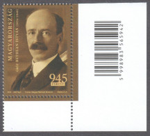 István Bethlen Prime Minister Politician 2024 Hungary Label Vignette Barcode EAN Bar CODE CORNER MNH - Unused Stamps
