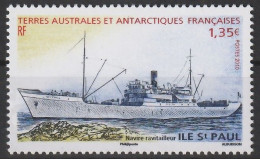 2010 FSAT/TAAF Logistics Ship "Ile St. Paul" Stamp (** / MNH / UMM) - Schiffe