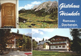 71822159 Ramsau Dachstein Steiermark Gaestehaus Heimkehr Details Panorama Ramsau - Sonstige & Ohne Zuordnung